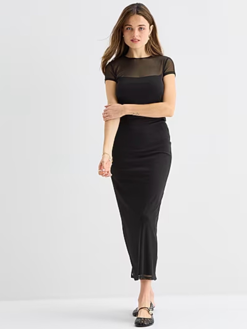 Forever 21 Womens Juniors Mid Rise Maxi Skirt
